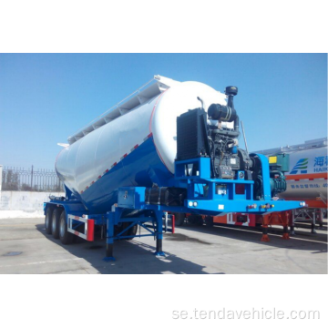 Semi -trailer med bulkcementtank